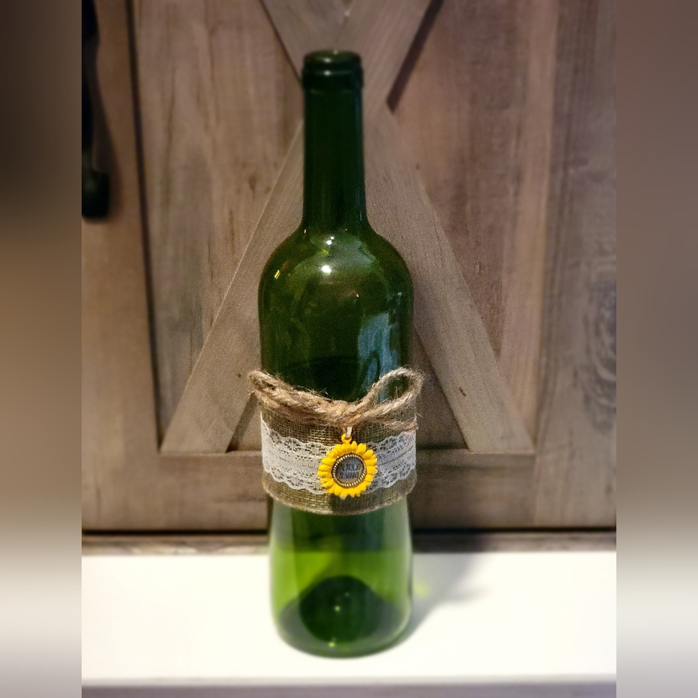 Wine bottle home decor